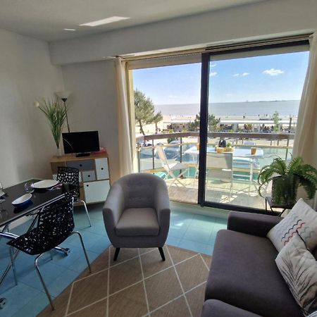 Saint Georges De Didonne - Pleine Vue Mer Pour Ce Studio Cabine Face A La Plage Dış mekan fotoğraf
